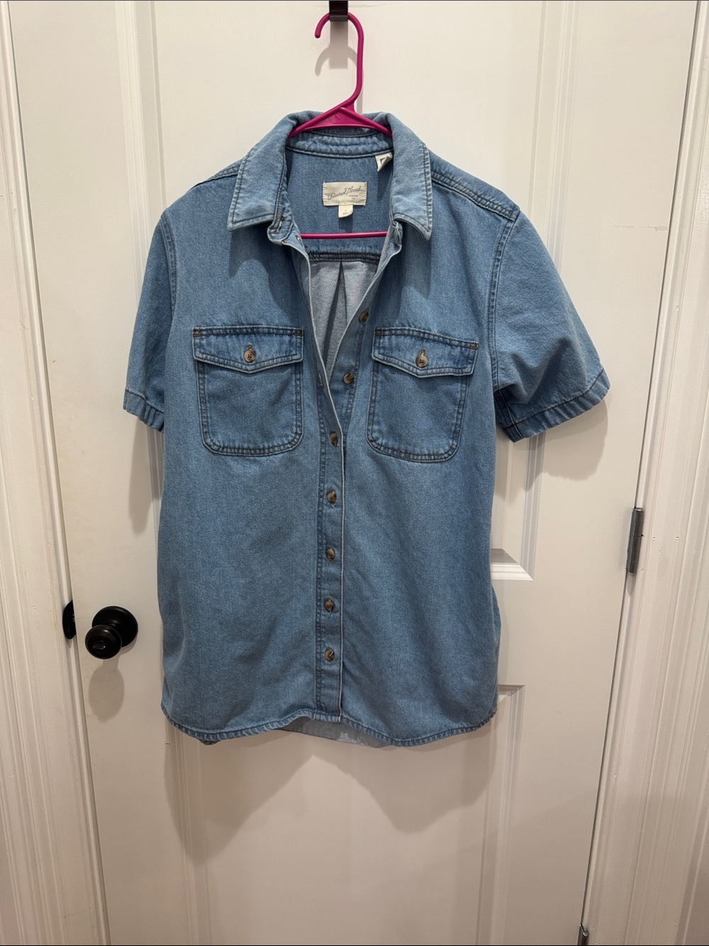 Universal Thread Light Blue Denim Mini Dress